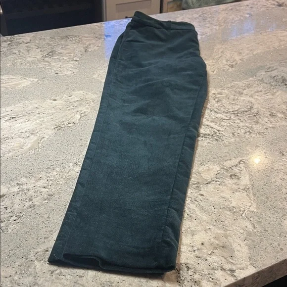 Old Navy Green Velvet Pants Size 6P - Picture 3 of 7